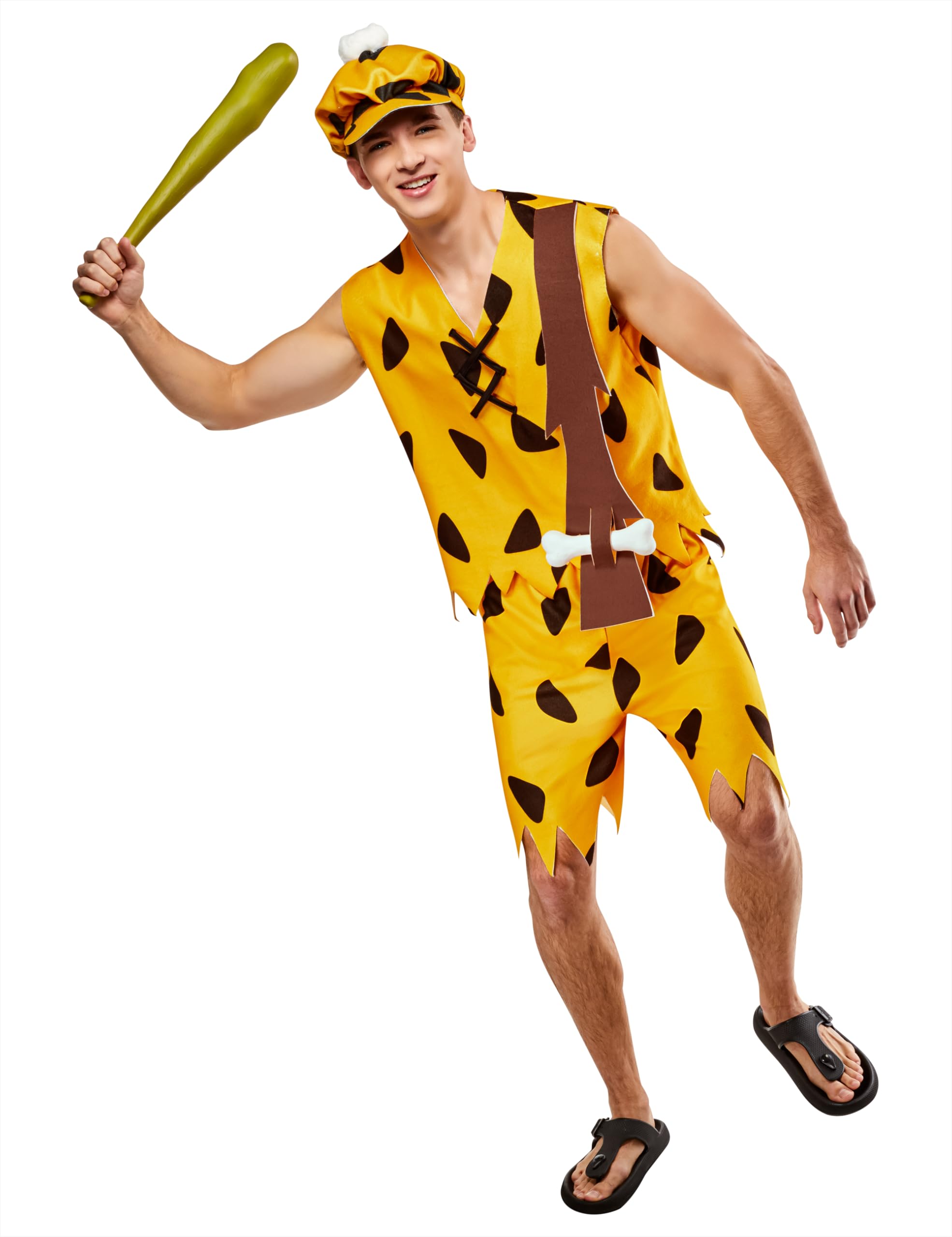 Rubies Men's The Flintstones Adult Bamm-bamm Costume and Foam Club