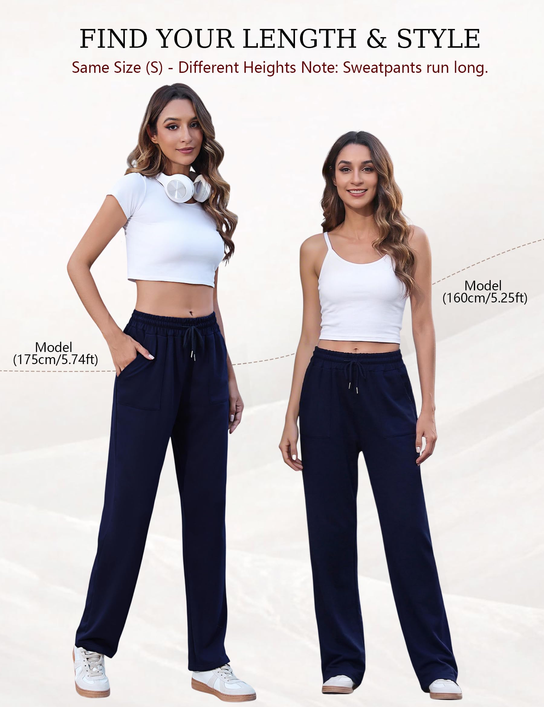 Uniexcosm Donna Pantaloni Running Sportivi Elegant