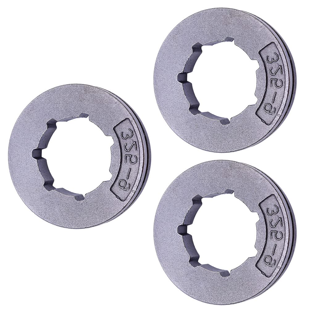 Gubeter .325" Pitch 9 Tooth Standard 7 Spline Sprocket Rim Kit, For Stihl For Husqvarna For Jonsered For Poulan Chainsaw Part, /