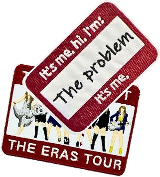 2Pcs Funny Popular Musicians Singer Embroidered Patches Bulk Iron/Sew on Applique Embroidery Repair Patch DIY Craft Accessories for Music Fans Girls Clothing Jacket Jeans Backpack Hat Vests Bags