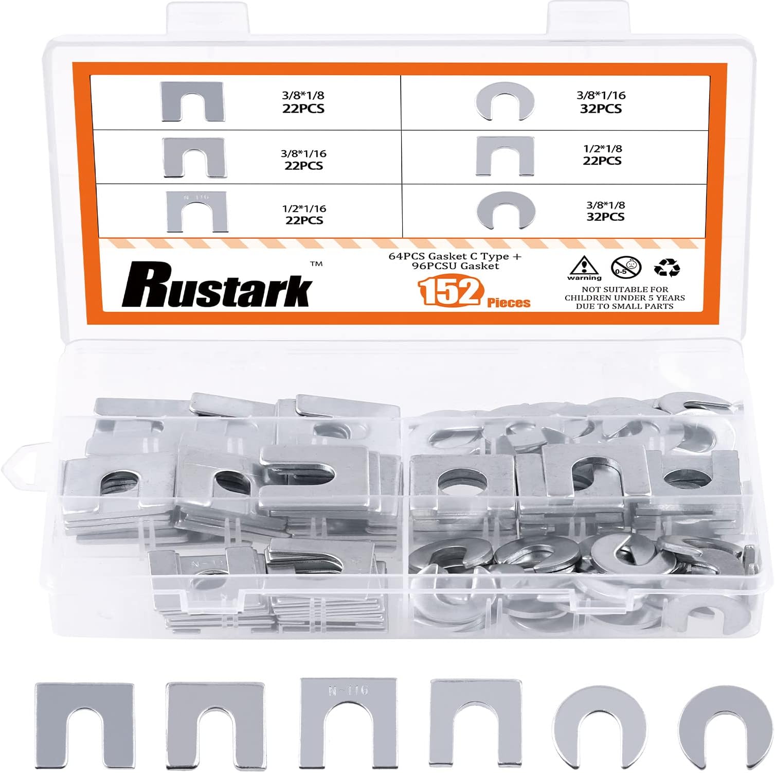 Swordfish 30410 Universal Body Shim Assortment, 140