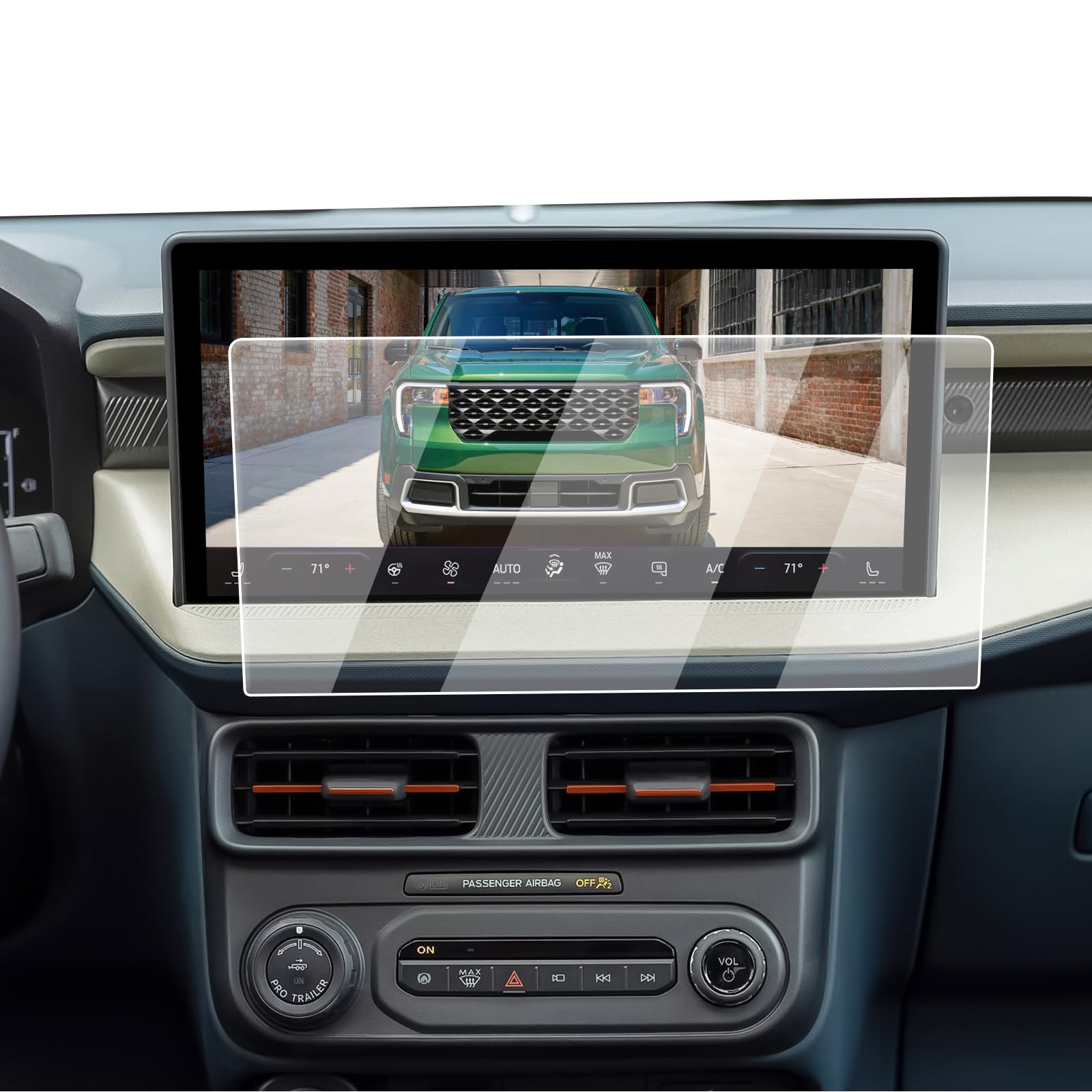 2026 Ford Maverick Screen Protector - For 2025-2026 Ford Maverick/Hybrid 13.2-Inch Navigation Screen - Tempered Glass Film 2025-2026 Maverick(XL/XLT/Lobo/Lariat/Tremor) Accessories Anti-Fingerprints