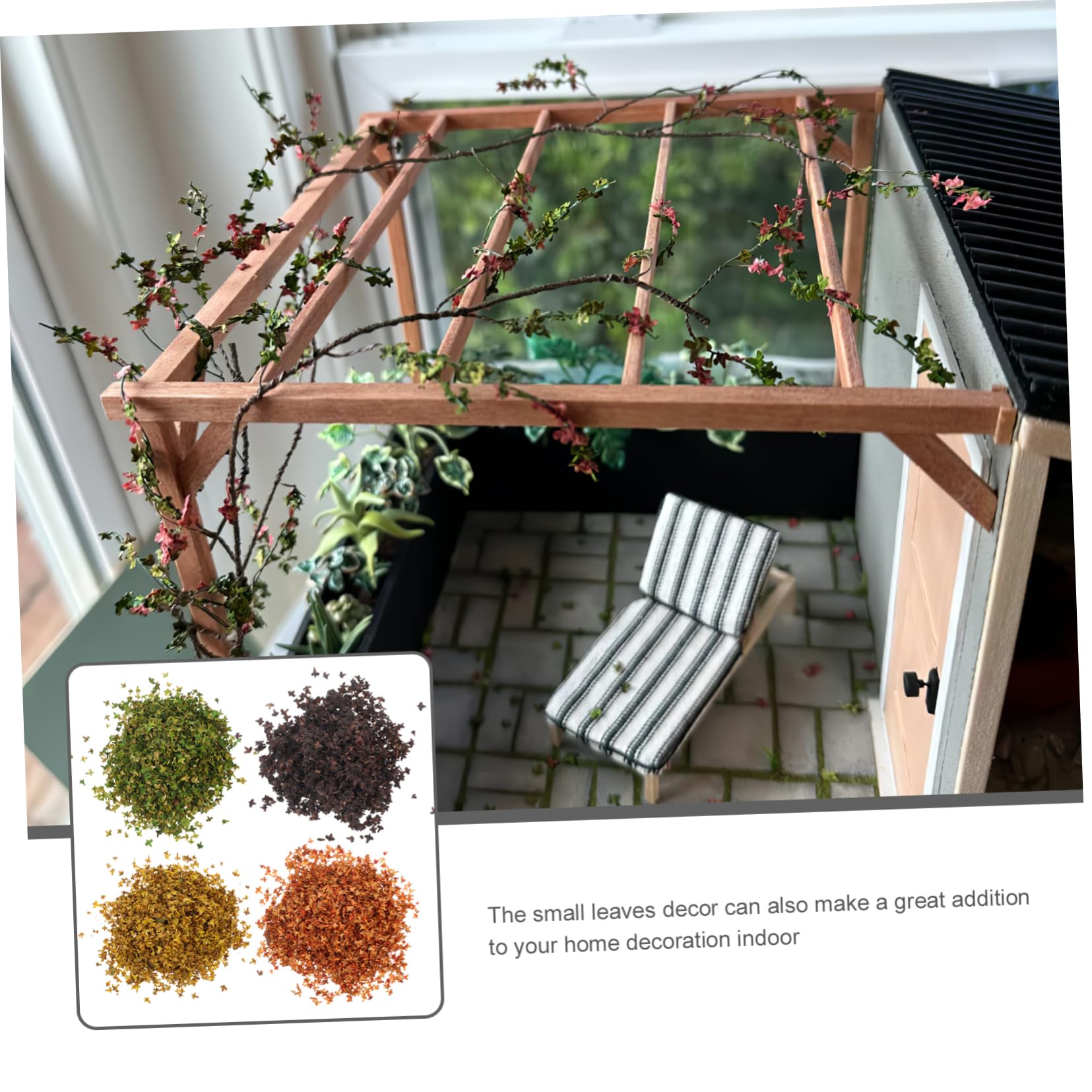 Toddmomy 20packungen Miniatur Für Dioramen Realistische Farbvariationen Für Garten Und Landschaftsgestaltung Miniatur-szenen Modellbau Zubehör