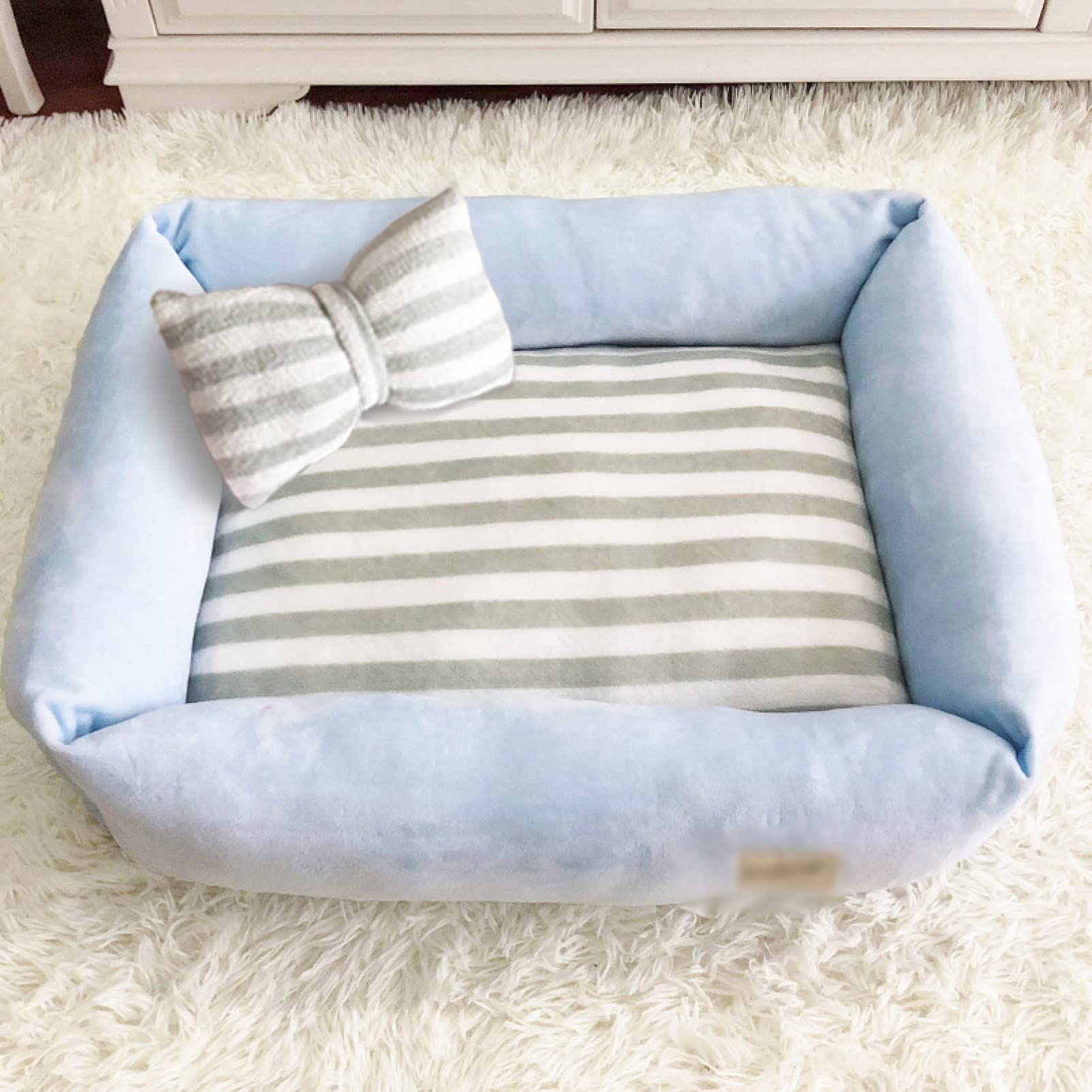 ペットクッション 犬 猫 小動物 ペット用品 未使用品 動物 水色 Amazon.co.jp: 犬 ベッド 猫 ベッド ブルー ペットベッド 猫