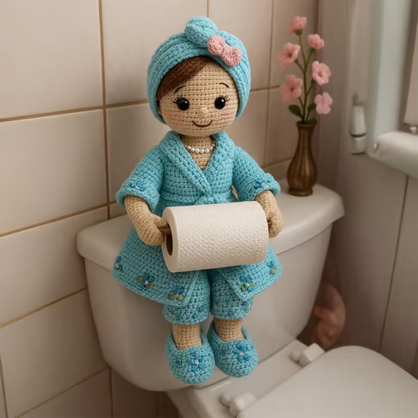 Contenitori Per Carta Igienica Rotolo Di Carta Tessuta A Mano