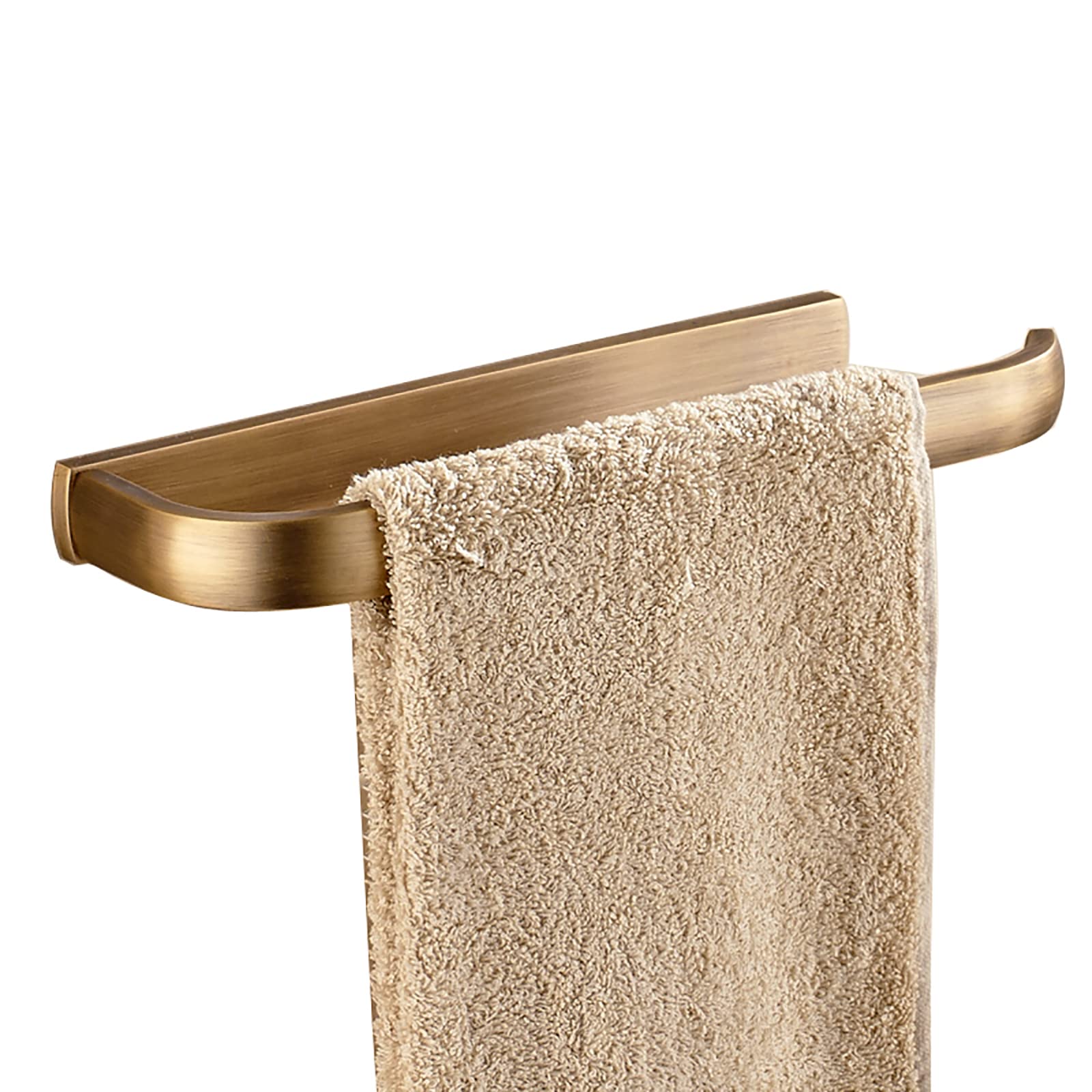 Towel Holder, Brass Towel Bar Rail, Towel Rail Wall Mounted 30CM / 11.8 Inches, Bathroom Towel Rail, Bathroom Towel Holder For Bathroom Shower Kitchen (Antique)