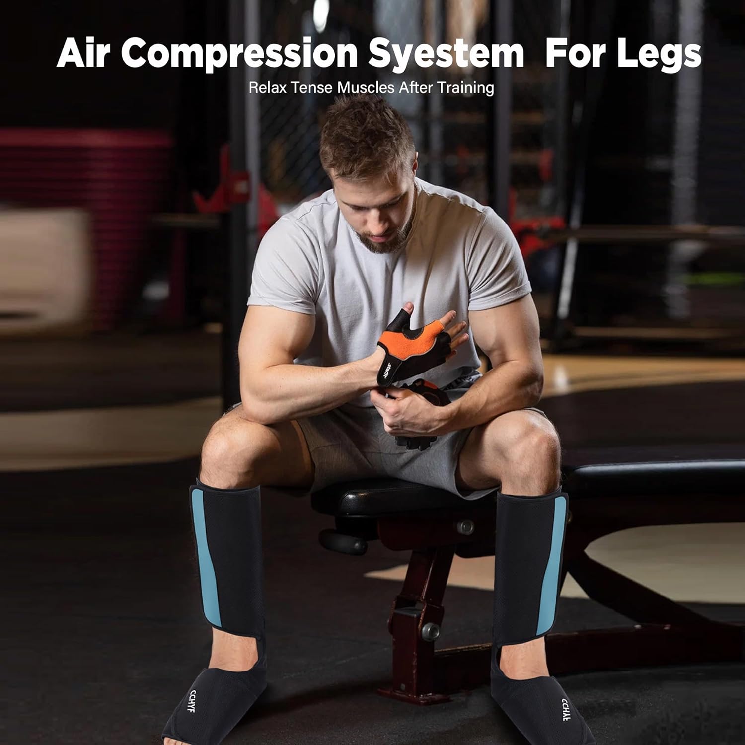 With CchiF leg and foot massagar heat, handhald controller 3 intensity with 2 mode, family and friends gifts with rigor of circulation and pain relief from air compression leg massage and pain relief With CchiF leg and foot massagar heat, handhald controller 3 intensity with 2 mode, family and friends gifts with rigor of circulation and pain relief from air compression leg massage and pain relief