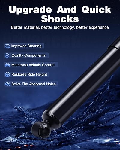 Miniatura 3 de ECCPP - Amortiguadores de amortiguadores delanteros y traseros para Nissan Frontier 1998 1999 2000 2001 2002 para Nissan Frontier compatible con
