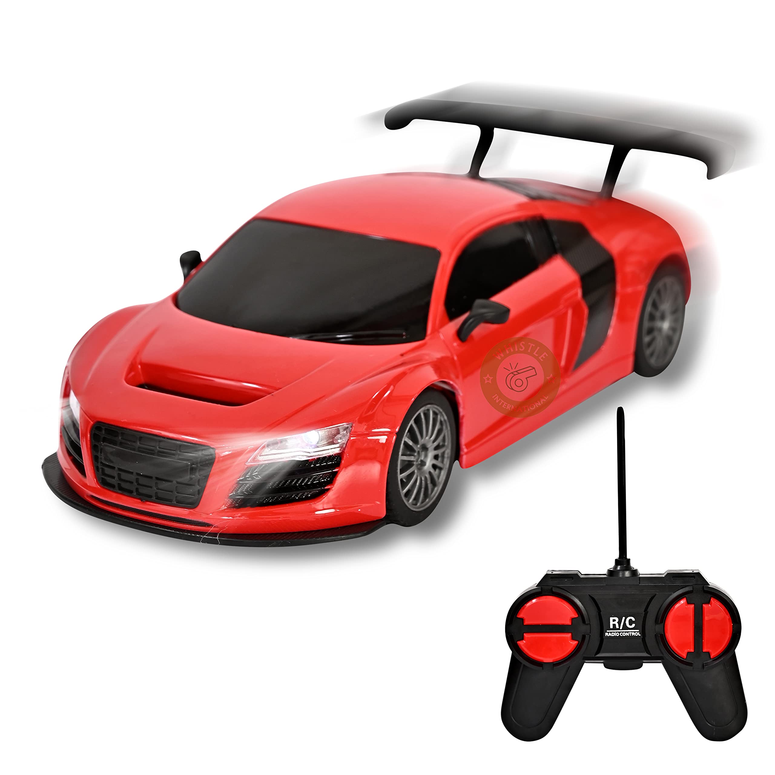 WHISTLE INTERNATIONAL | Remote Control Car | Remote Car | RC Car | Car Remote Control | Racing Car | Best Birthday Chargeable Car as Gifts for 3 4 5 6 7 8 9 10 Years + Age (RED Wing) (B09M9T29MC) Amazon Price History, Amazon Price Tracker