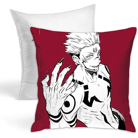 Amazon 呪術廻戦 Jujutsu Kaisen クッション 抱き枕 ぬいぐるみ 五条悟 虎杖悠仁 伏黒恵 釘崎野薔薇 狗巻棘 枕カバー 可愛い クッション ソファー 車用 抱き枕カバー 45x45cm A アニメ 萌えグッズ 通販