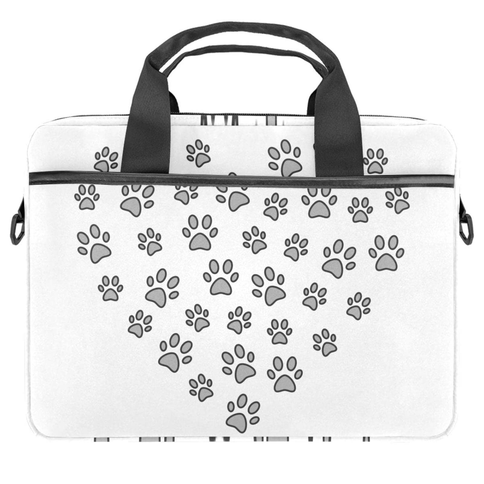Sacoche ordinateur portable contre les rayures étui bandoulière gris 13-14.5
