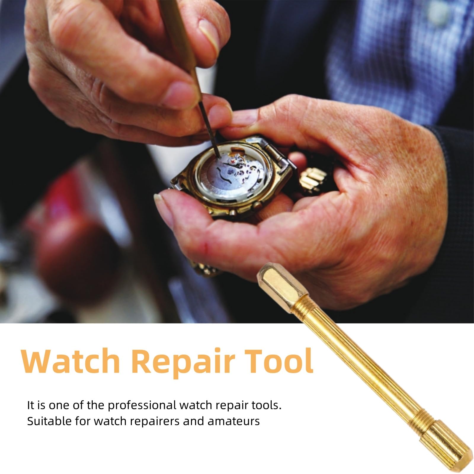 4Pcs Double Sided Pin Vise, Hand Drill Chuck Wire Tool Mini Pin Vise Wire Tools Model Hand Drill for Handicraft Carving Watch Making Repairing Tool