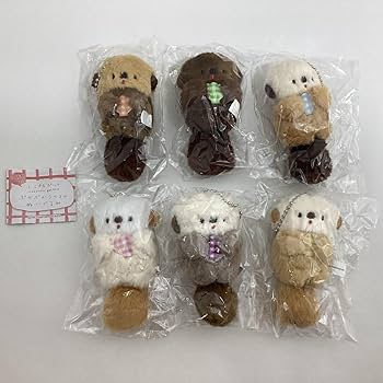 にこやまポッケ ぷかぷかラッコこんぶポシェットのぬいぐるみ　全4種×2セット SNSで大人気のクリエイター『にこやまポッケ』さんの オリジナル