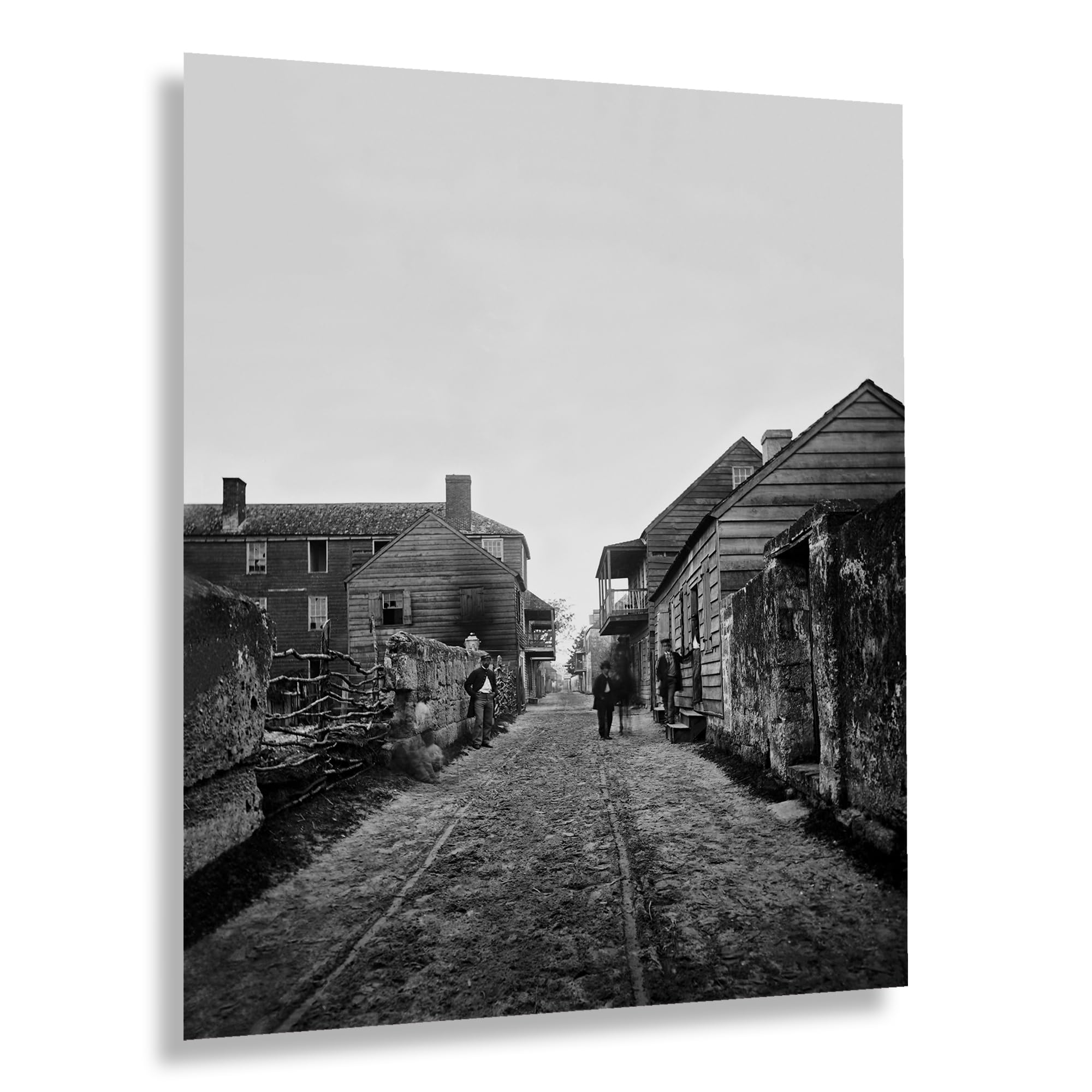 HISTORIX Vintage 1861 St Augustine Florida Photo Print - Old Photo of Saint Augustine Florida Street View During Civil War Wall Art Poster (8x10 Inch) - Image 6