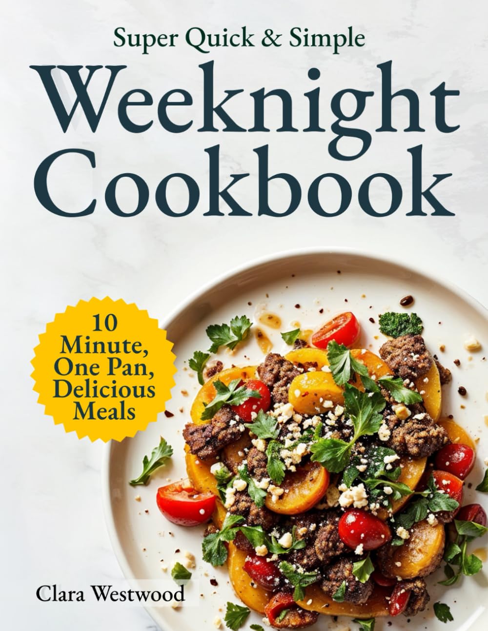 Super Quick & Simple Weeknight Cookbook: 10-Minute, One-Pan, Delicious Recipes for Busy People Who Just Want to Eat and Relax