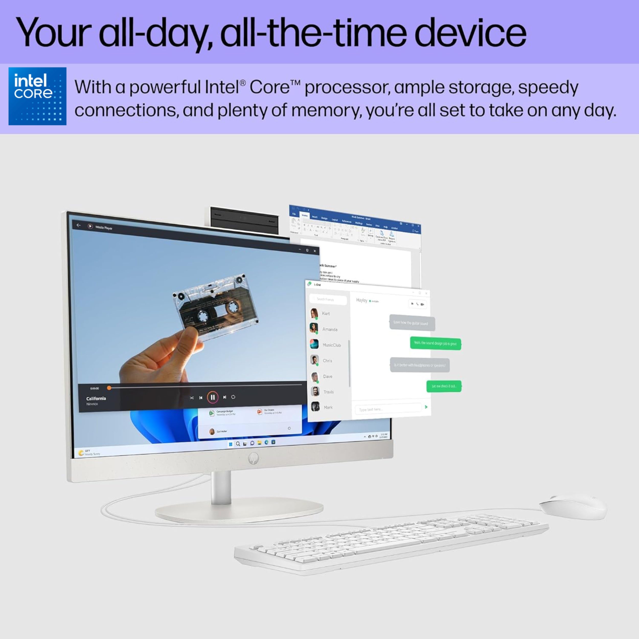 ♡美品！！HP All-in-One Desktop 24型・Office付き♡ HP 24 All In One PC Review — Is this for you? - YouTube