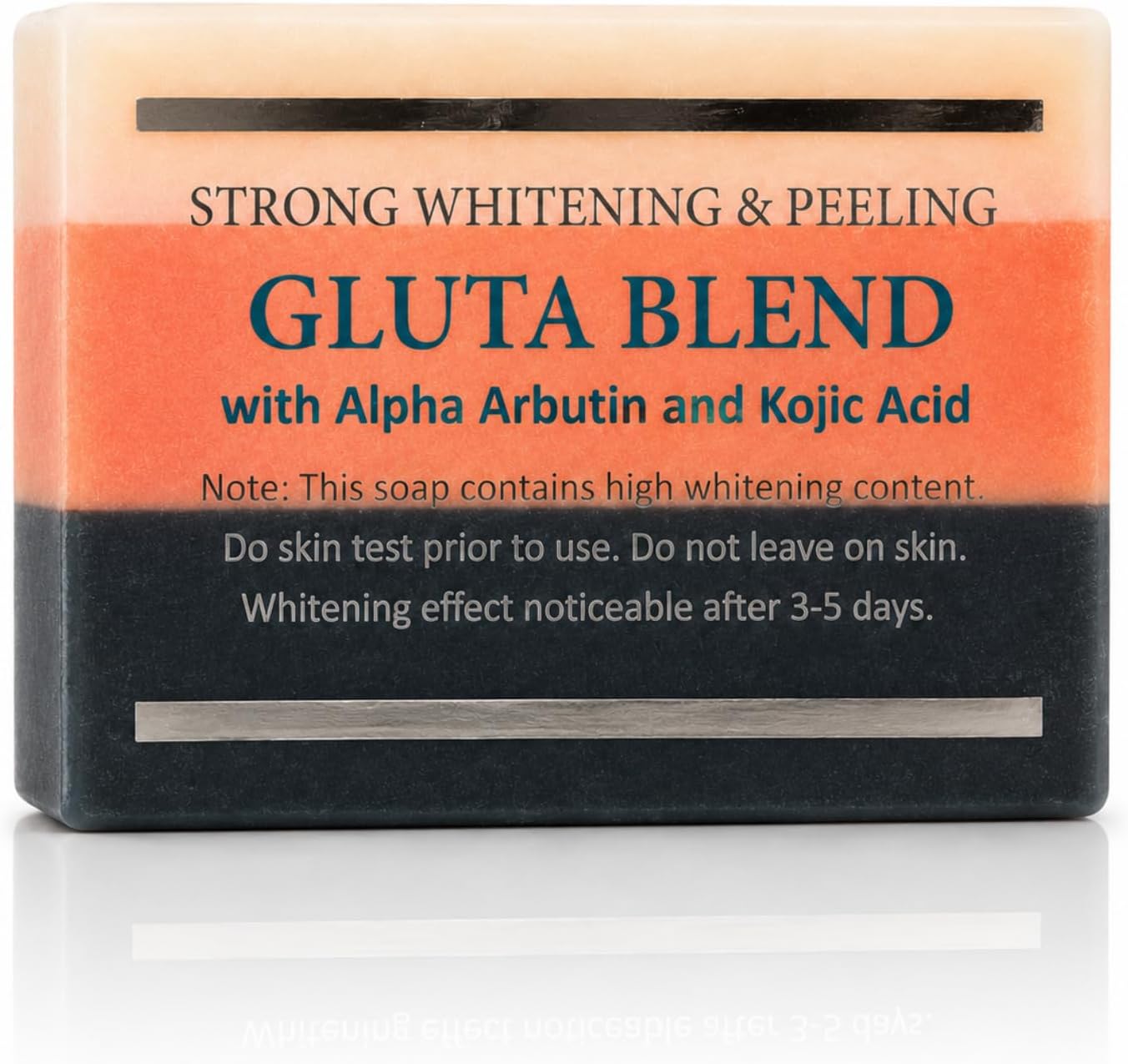 Premium 3-in-1 Glutablend Beauty Soap Bar – For Smoother, Clearer, Healthier-Looking Skin – Now with Rosehips – Gentle Face & Body Cleanser 65g