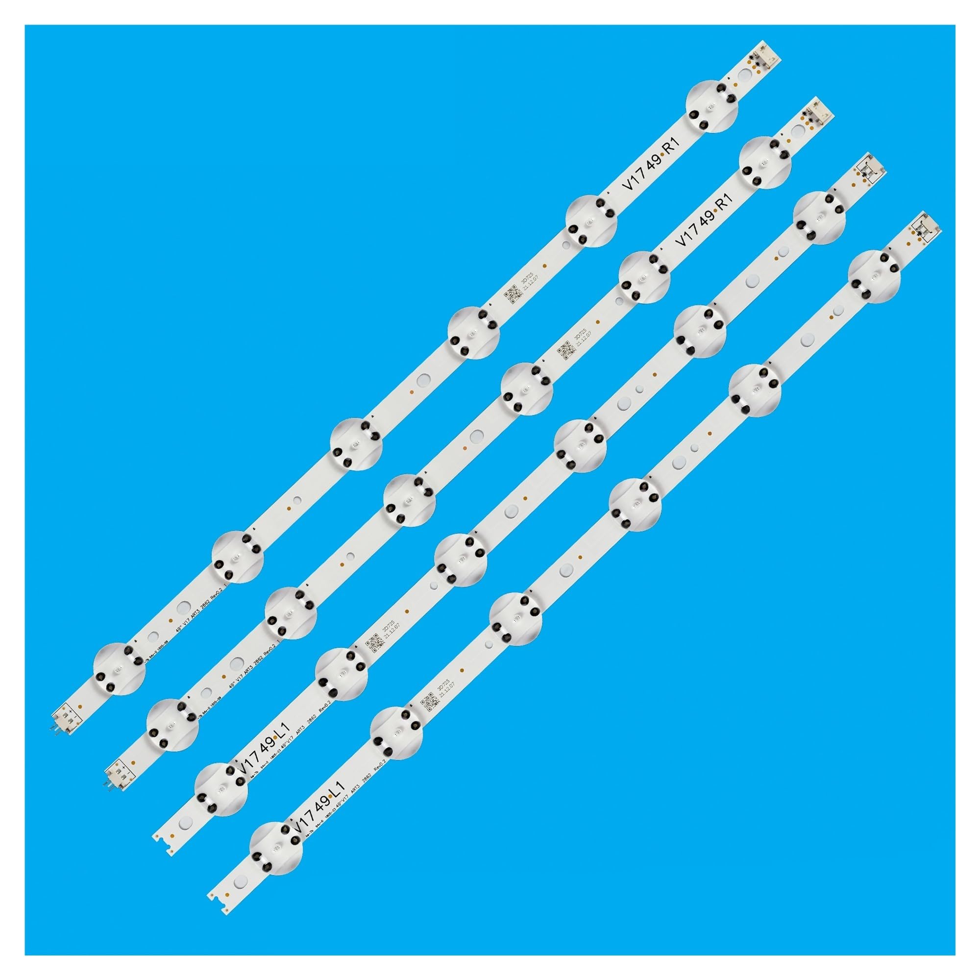 YUEZUYIOU LED Strip for 49" V17 ART3 TV 49UJ675V 49UJ676V 49UJ634V 49UJ670V 49UJ655V 49UJ6565 6916L-2862A 6916L-2863A 49UJ6565