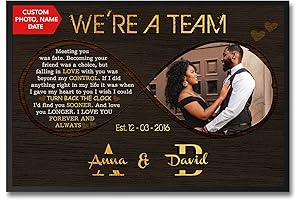 We Are a Team Couples Wall Art