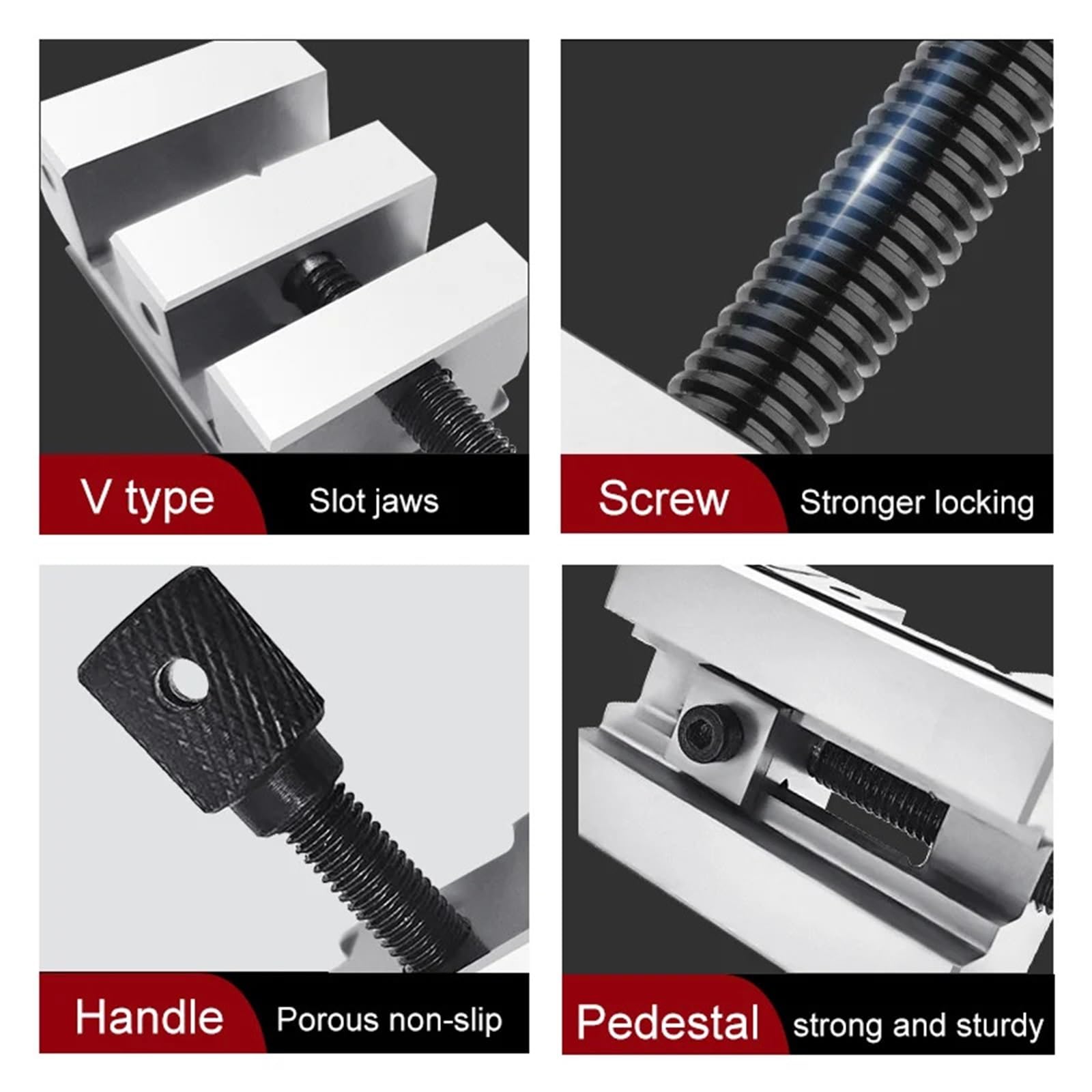 Morsa ad angolo retto da 1,3/1,5 pollici, pinza for rettificatrice, morsa for fresatrice, macchina for elettroerosione a tuffo Per trapano da banco(25-1inch)