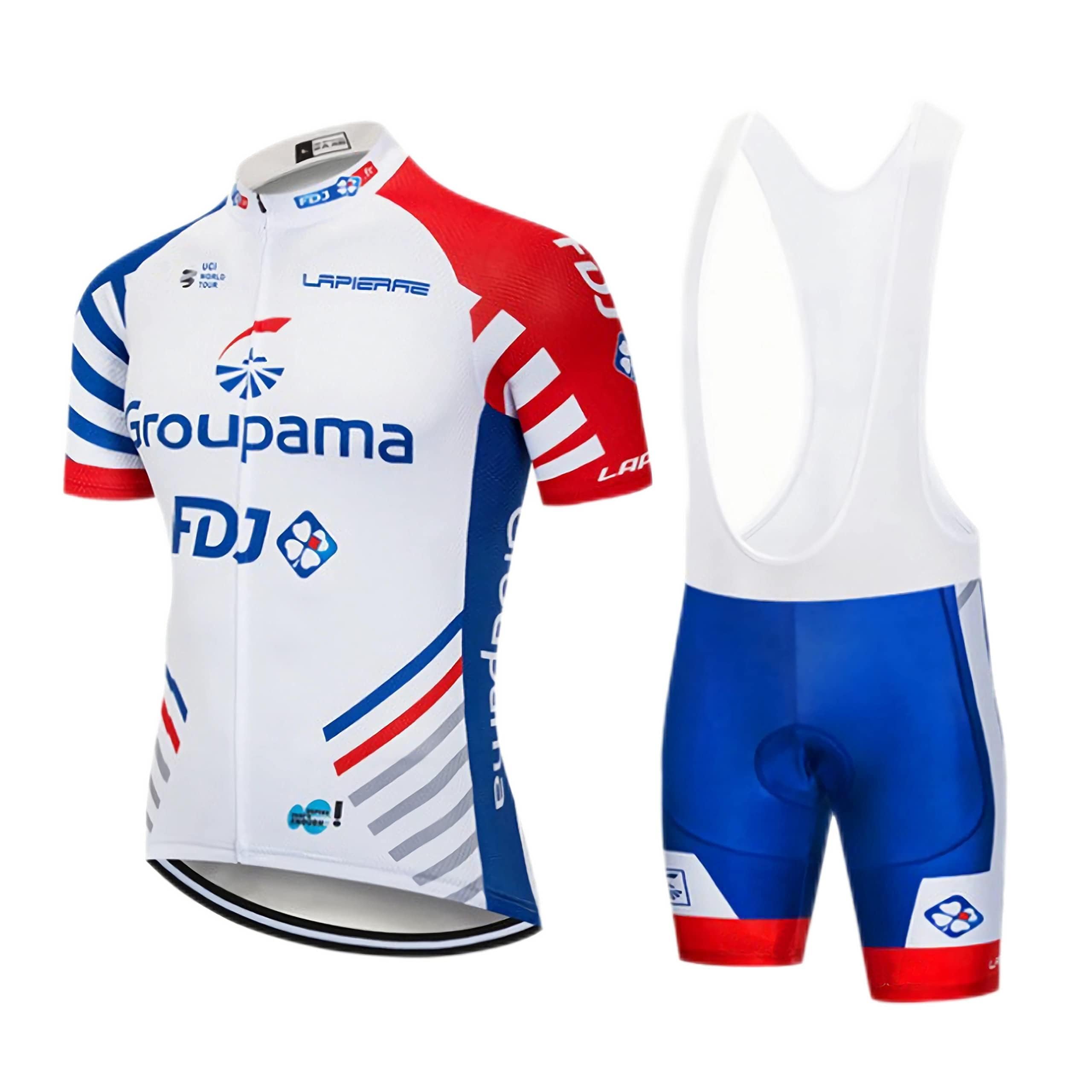 Maillot Cycliste à Manches Courtes, Technologie 4D, 3 Poches, Tissu hautement Extensible, Respirant et à séchage Rapide.
