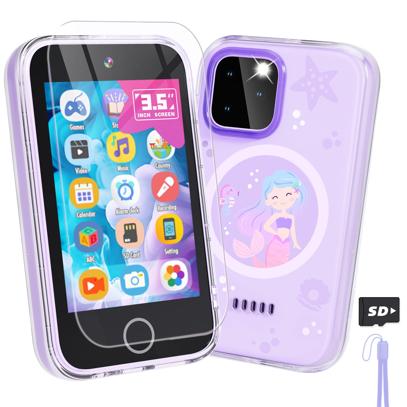 Amazon.com: Dylanto Kids Phone Toys for 3-12 Years Old Girls ,3.5