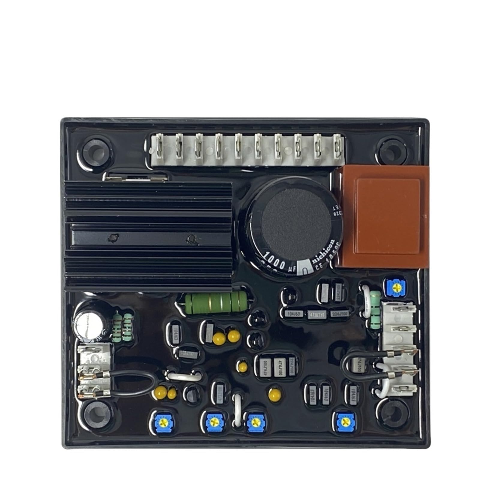 ZXAOMMBEA 1pcs R438 AVR Generator Automatic Voltage Regulator Diesel Alternator Control Board Stabilizer For Brushless Genset