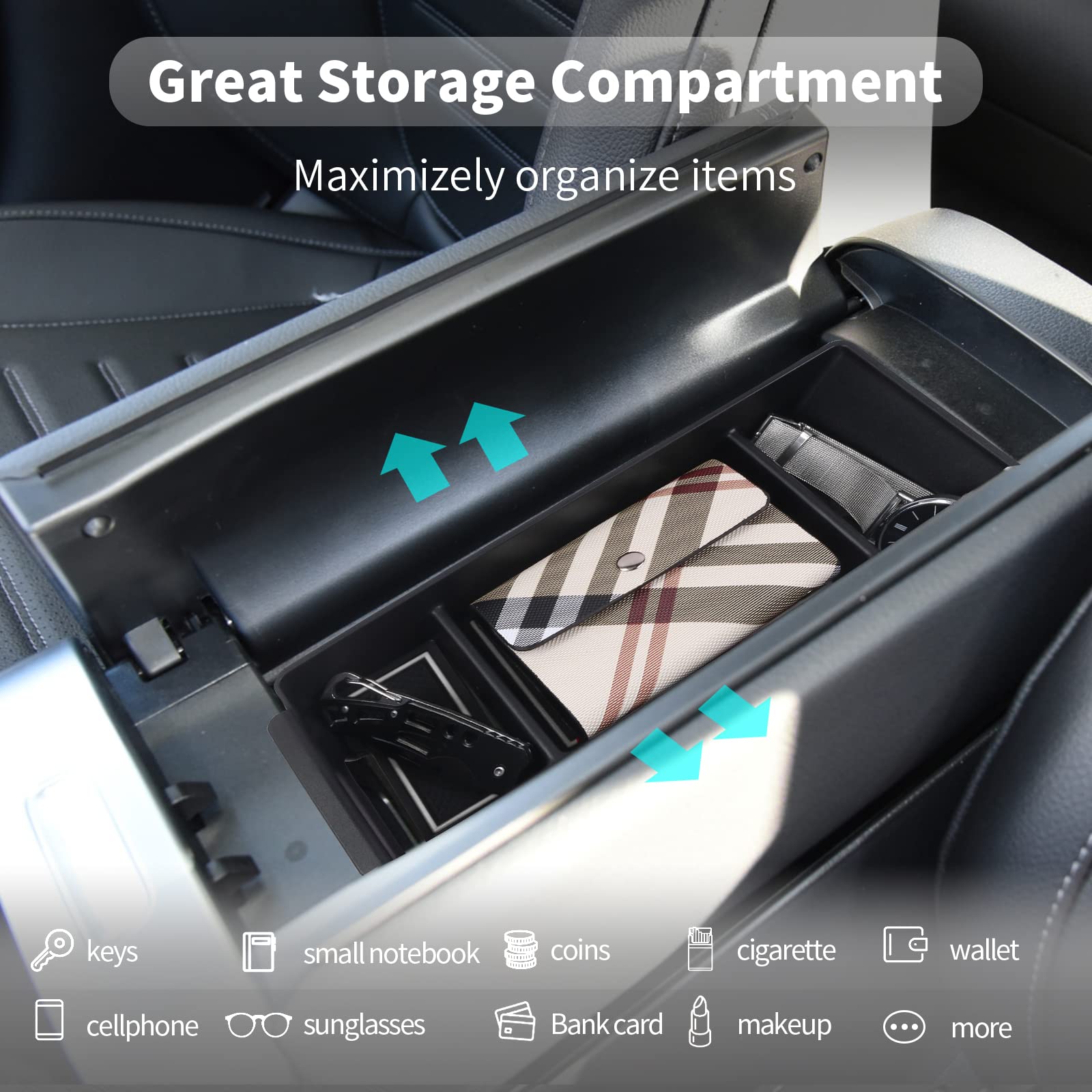 BMW IX I20 Center Armrest Storage Tray 2022