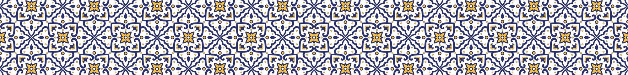 Mutfak Tezgah Arası Folyo Fayans Kaplama Folyosu İtalyan Çini Motif 60x500 CM