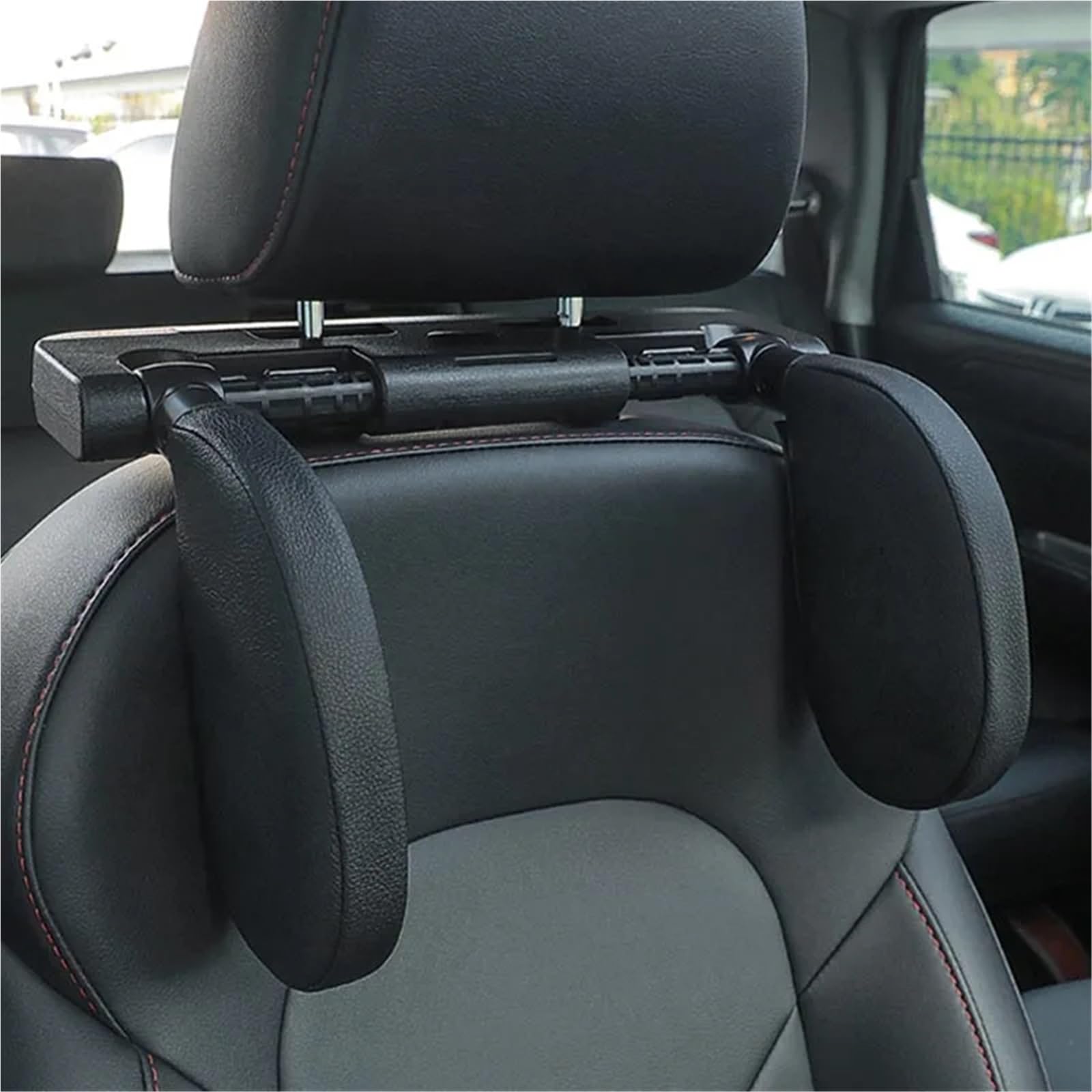 poduszka do jazdy Do Kia Rio 3 4 K2 K3 K5 K4 Cerato Soul Sportage Zagłówek Samochodowy Zagłówek Poduszka Podróżna(Black)