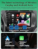 Vista 3 de Estéreo de coche Android 2G+32G para Toyota RAV4 2001 2002 2003 2004 2005 2006 con Carplay inalámbrico Android Auto, 9 "pantalla táctil de radio