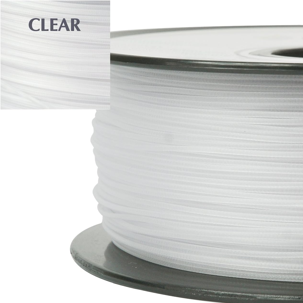 PRILINE PETG-1KG 1.75 3D Printer Filament, Dimensional Accuracy +/- 0.03 mm, 1kg Spool, 1.75 mm, Transparent