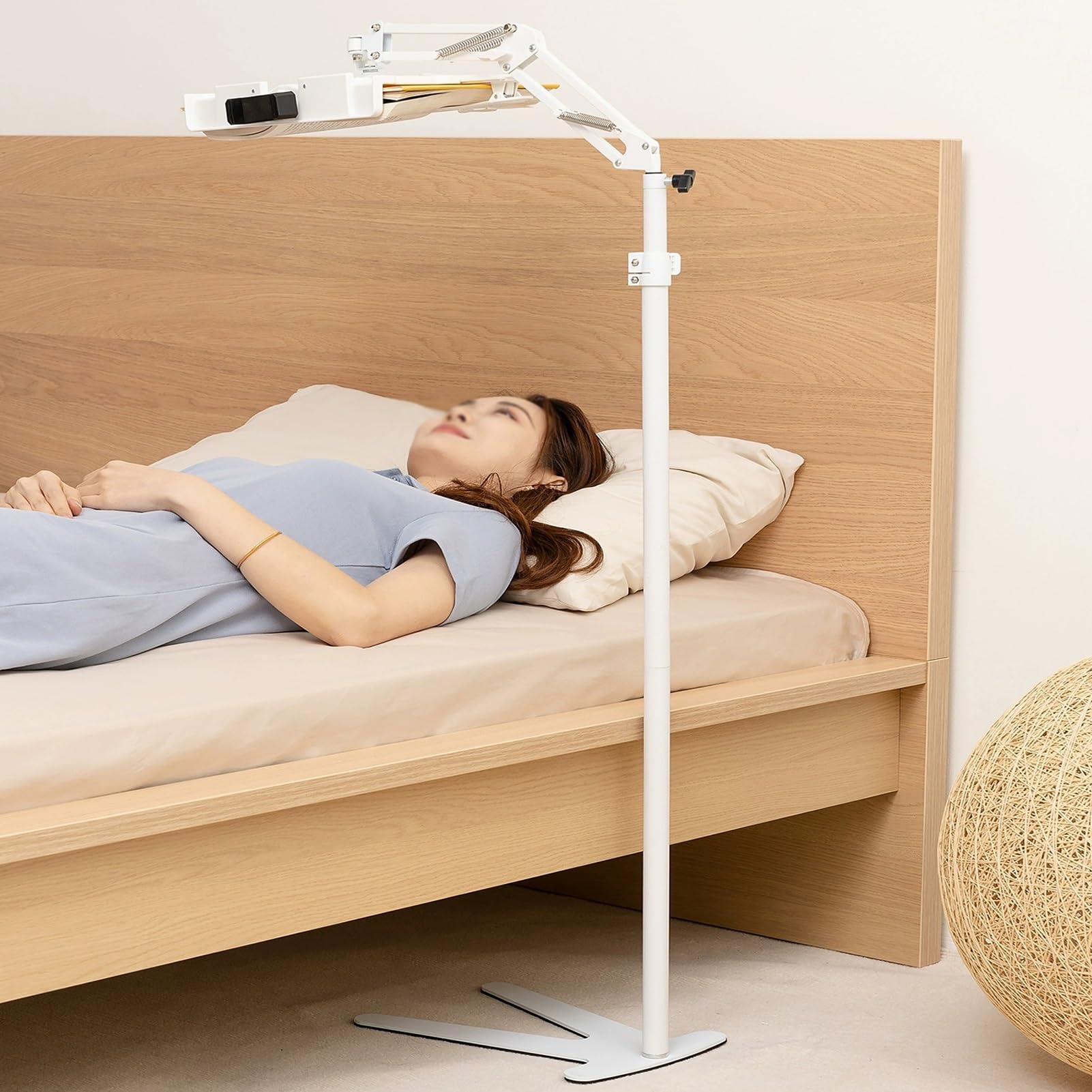 Soporte giratorio para tablet con ajuste de altura para uso doméstico y de oficina