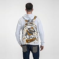 Vista 20 de 16 inch backpack Galaxy Howl Wolf Laptop Backpack Full Print School Bookbag Shoulder Bag for Travel Daypack