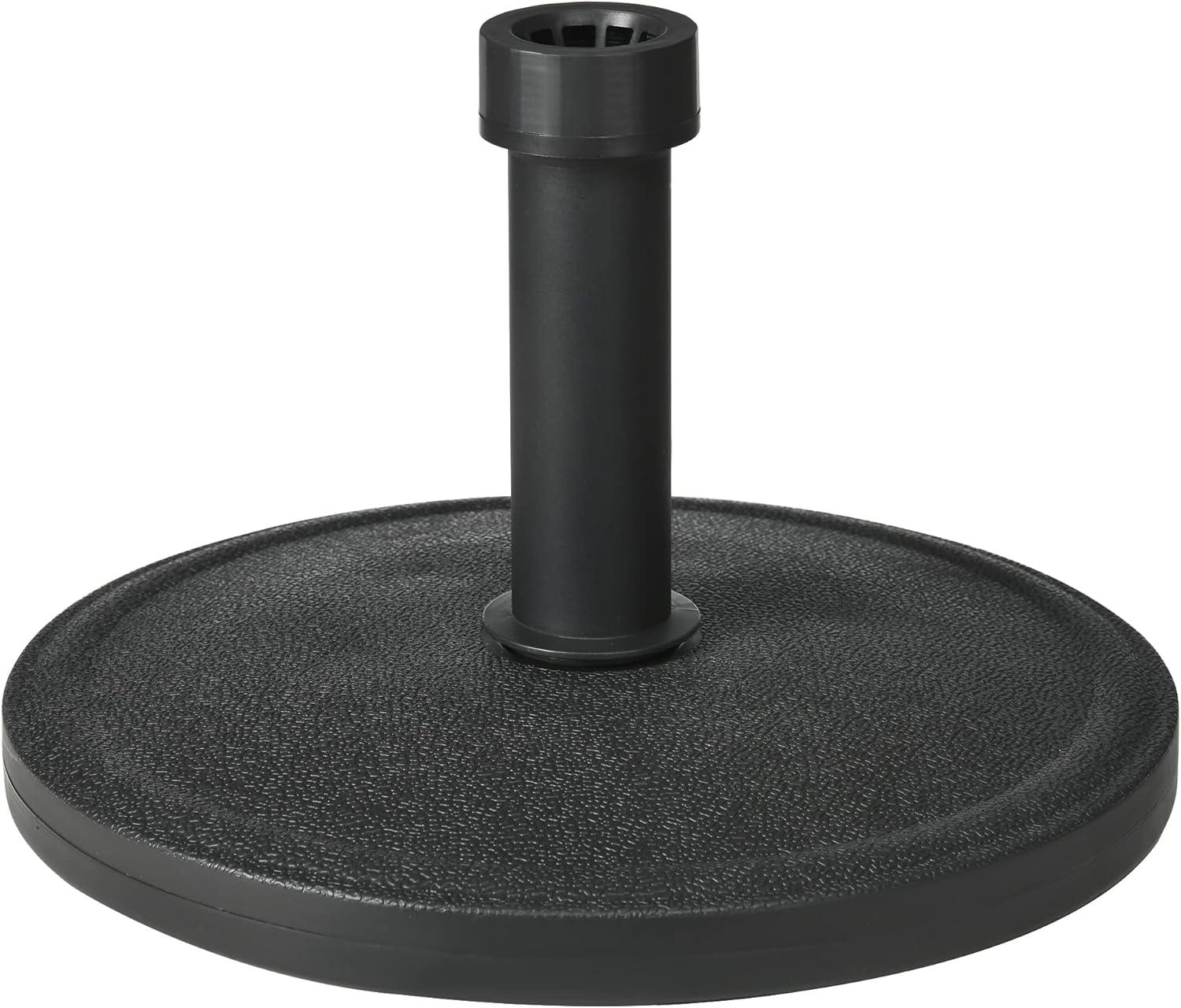 Outsunny 33lbs Patio Umbrella Base Holder, Concrete Round Outdoor