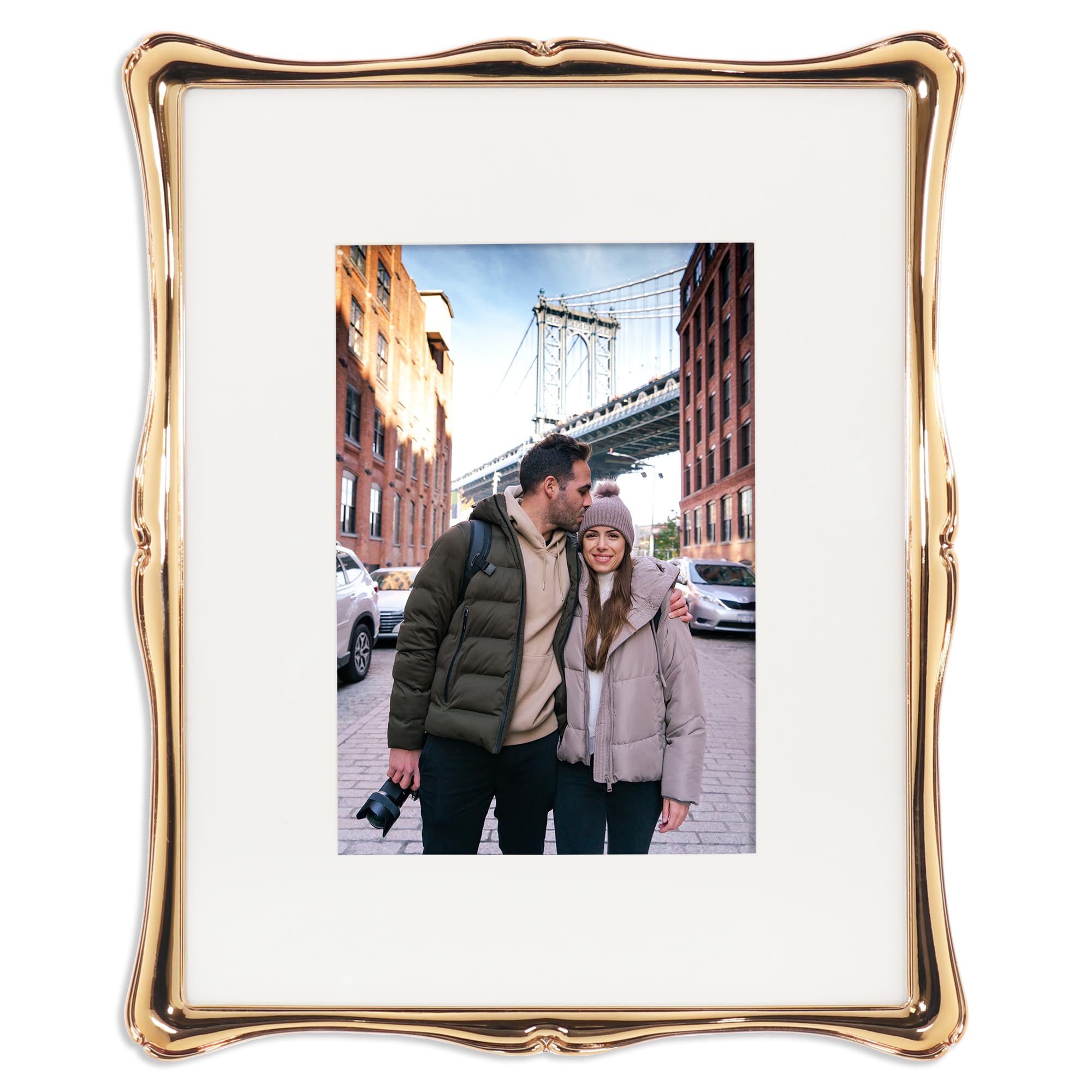 Lawrence Gold 8X10 Romance 8X10 Matted For 5X7 Picture Frame