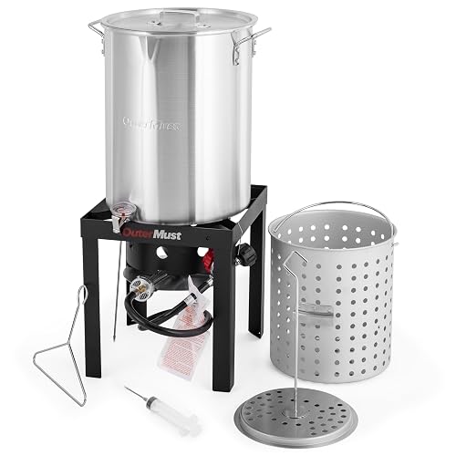 OuterMust 30 QT. Outdoor Fryer 30QT Set with Basket