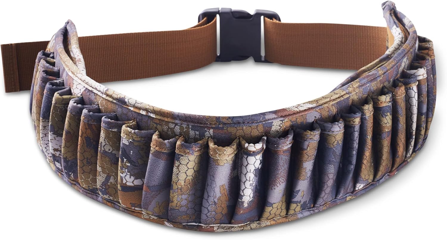 Rig'Em Right Waterfowl Neoprene Shell Belt w/Quick Access Ammo Slots, Zippered Internal Pockets, Soft Fleece Lining and more