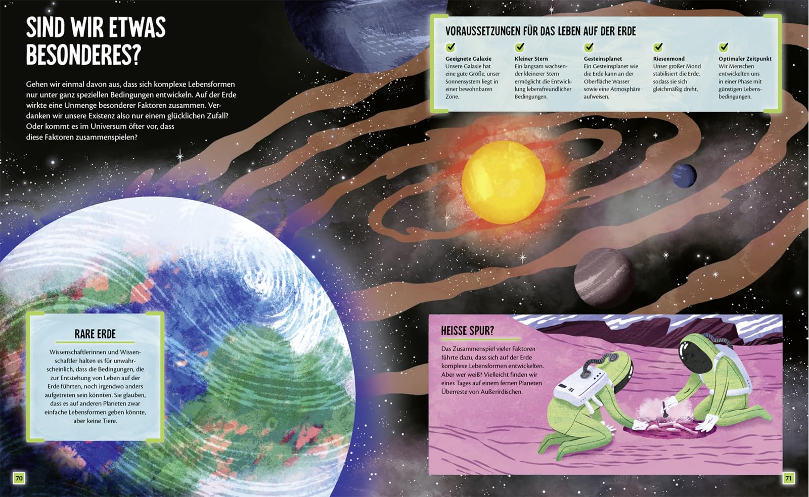 Aliens: Verblüffendes Wissen über unbekanntes Leben im All | Spannendes Kindersachbuch über das Weltall und Außerirdische (ab 8 Jahren)