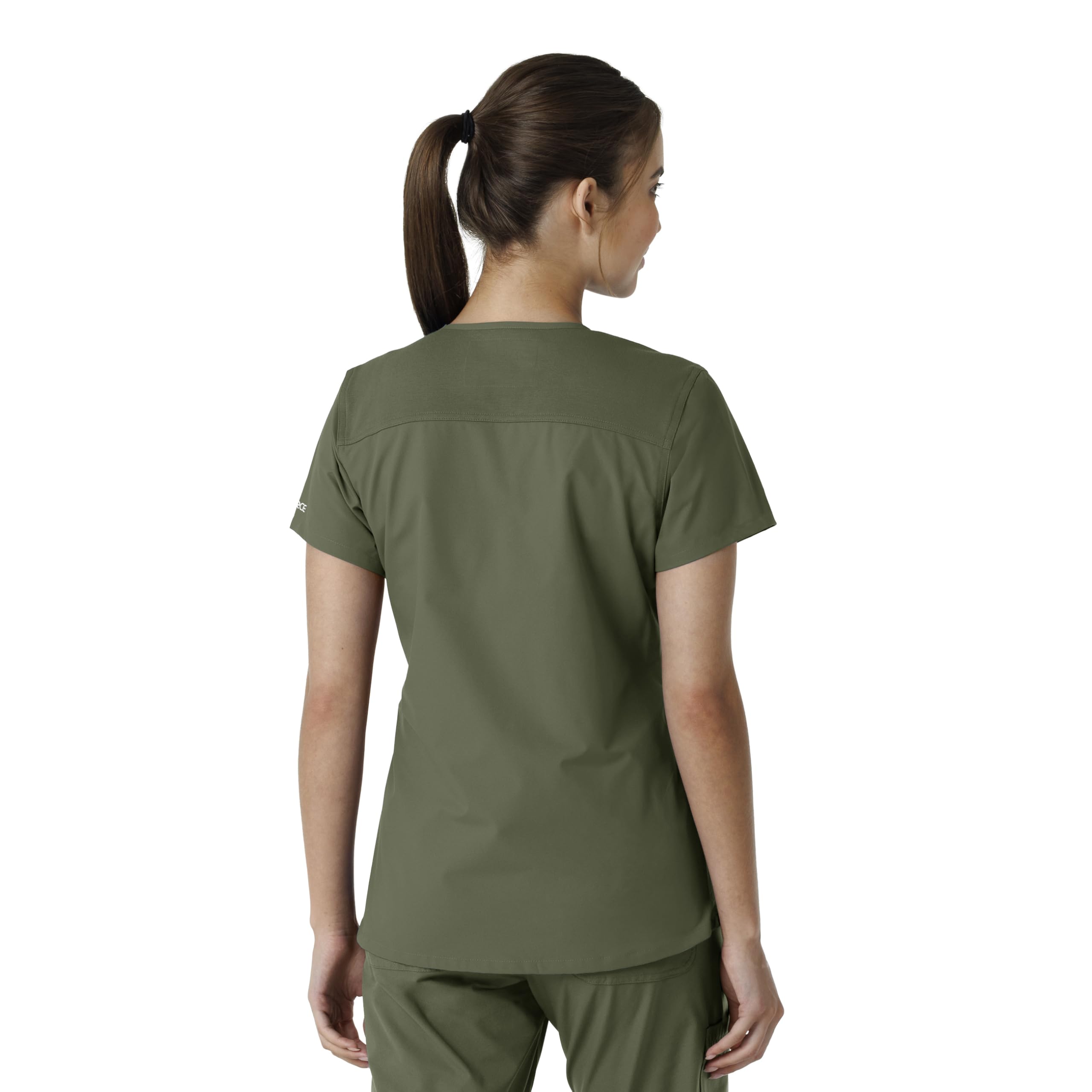 Carhartt Damski top z dzianiny z dekoltem w serek (1 szt.), Oliwka, XXL