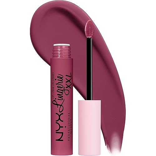 NYX PROFESSIONAL MAKEUP Lip Lingerie XXL Matte Liquid Lipstick - Peek Show (Dusty Peony)