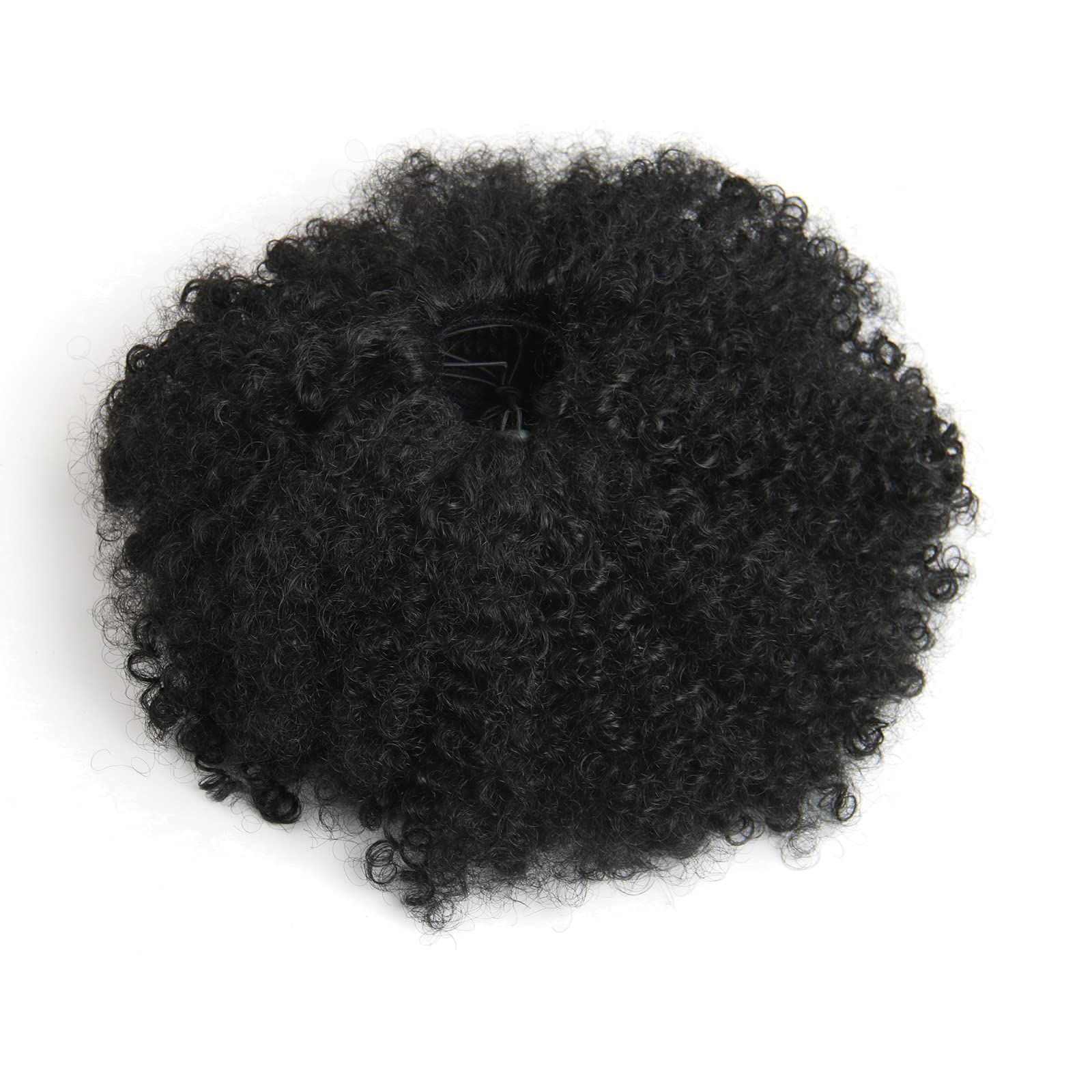 ✨NWT Afro Puff Drawstring Ponytail Extension Synthetic Fluffy Kinky Curly 2 pack) Darling Kinky Curly Afro Puff Drawstring Ponytail  main image 4