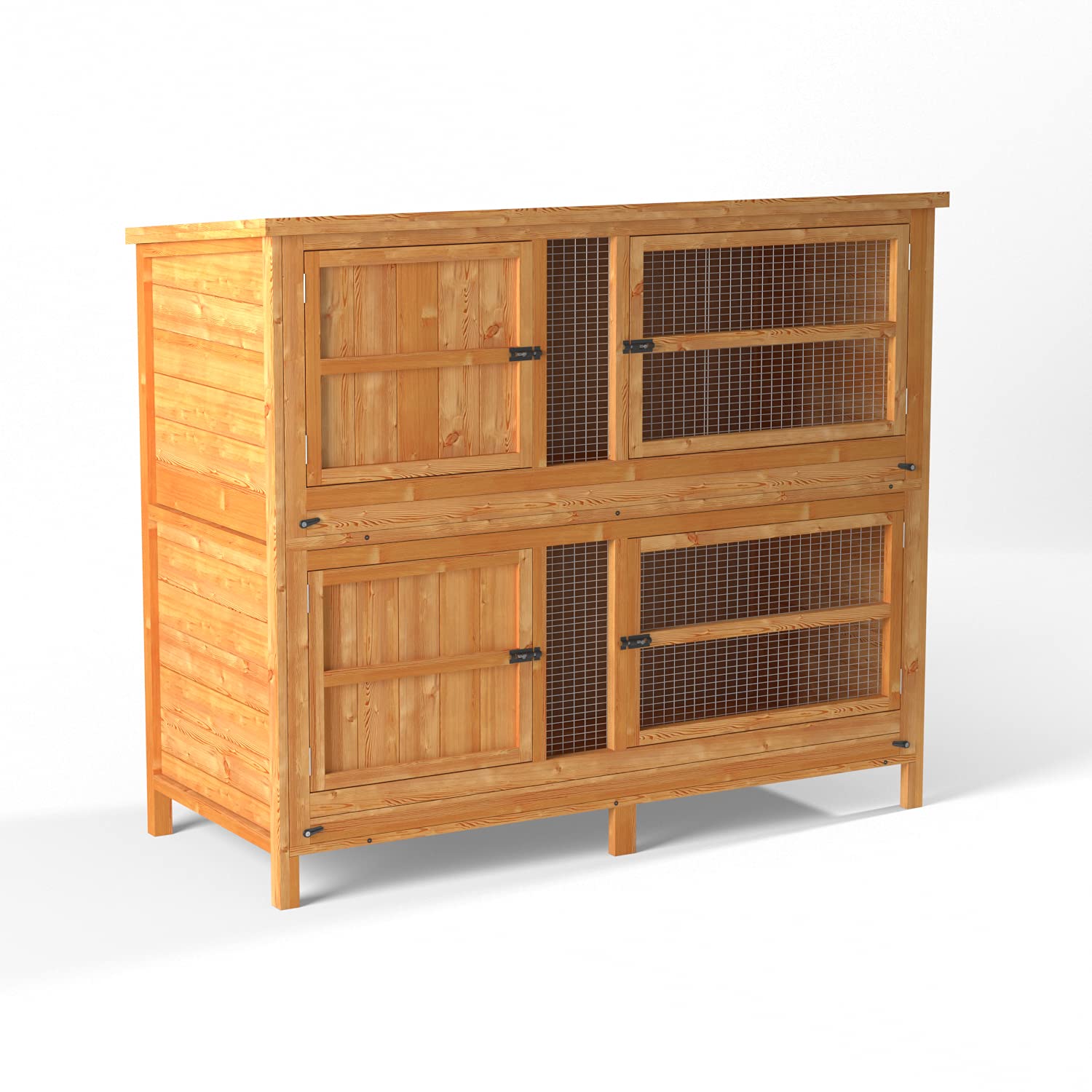 4ft Chartwell 2 Tier Rabbit Hutch Perfect for keeping Rabbits and