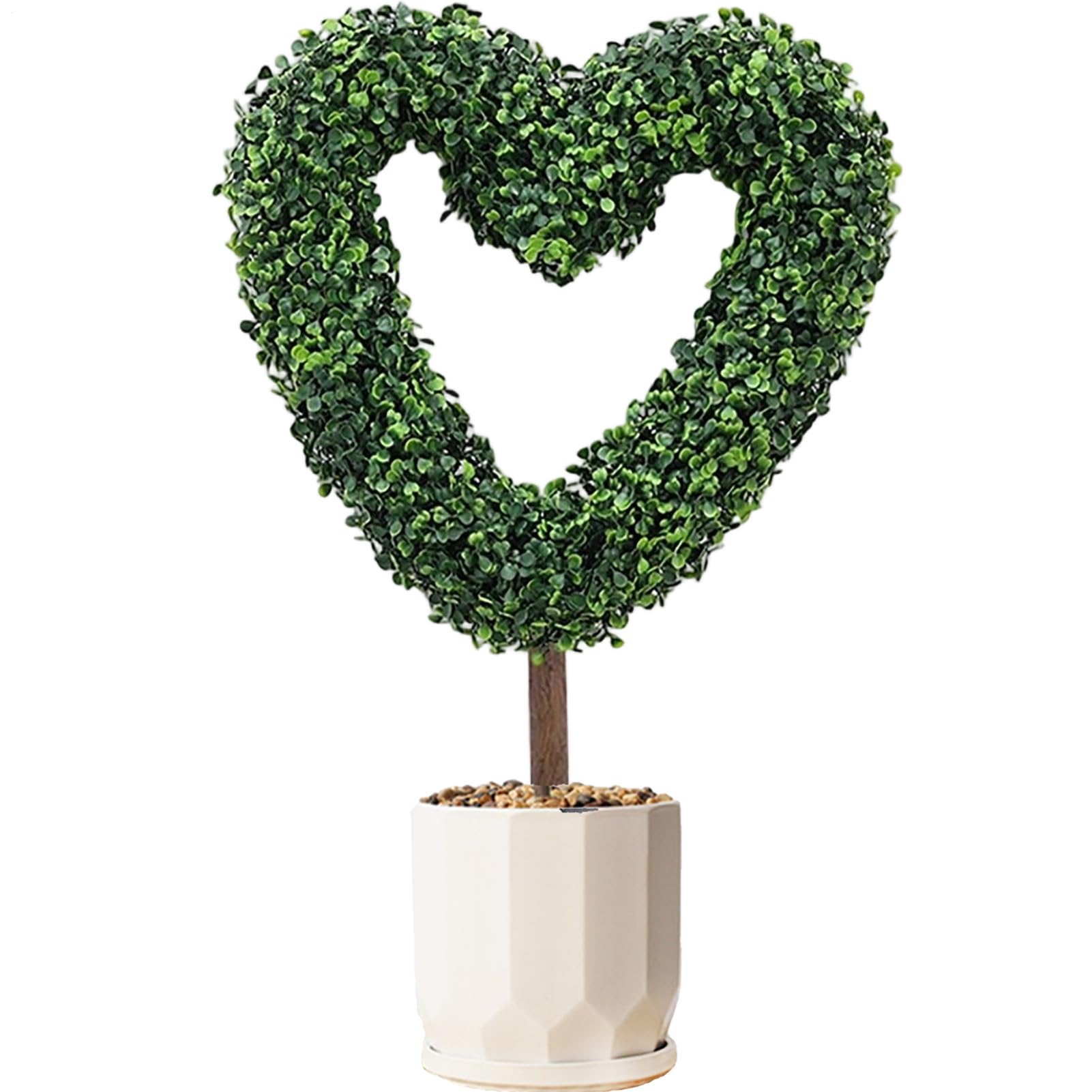 Topiaire en forme de cœur de 65 cm, le cadeau idéal pour décoration de ferme