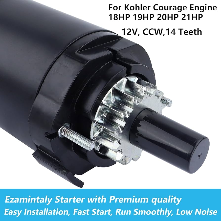 Ezamintaly Starter for Kohler Courage 18 19 20 21 HP for