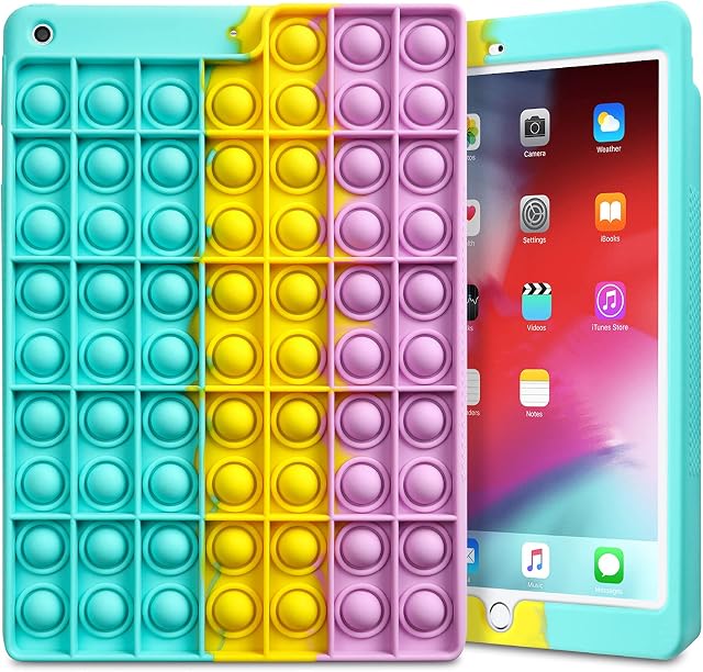 Vofolen for iPad 10.2 Case iPad 9th 8th 7th Generation Case Silicone Shockproof for Table Case Cover Fidget iPad Case for Kids Girls iPad Case 10.2 inch 2021/2020/2019