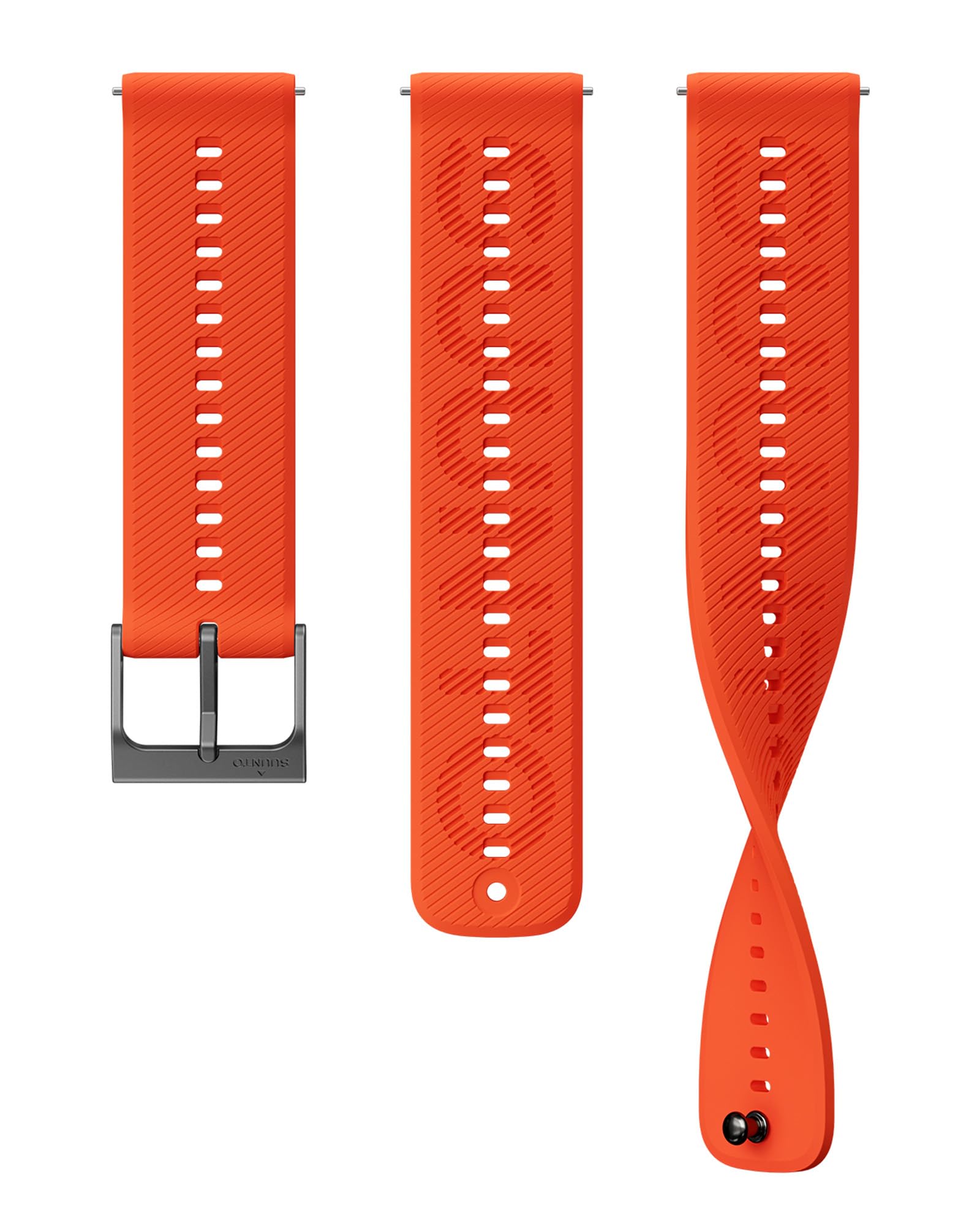 SUUNTO 22 ATH6 S+M Silicone Straps, Ocean, Vertical, Race, Race S, Run, 9 Peak Pro, 9 Peak and 5 Peak, Made for Sports (Outdoor)