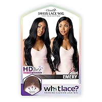 Vista 2 de Sensationnel Pelucas What Lace 13X6 - Emery Encaje Frontal Atado a Mano Sin Pegamento Sintético con Densidad Natural Línea Capilar Predepilada