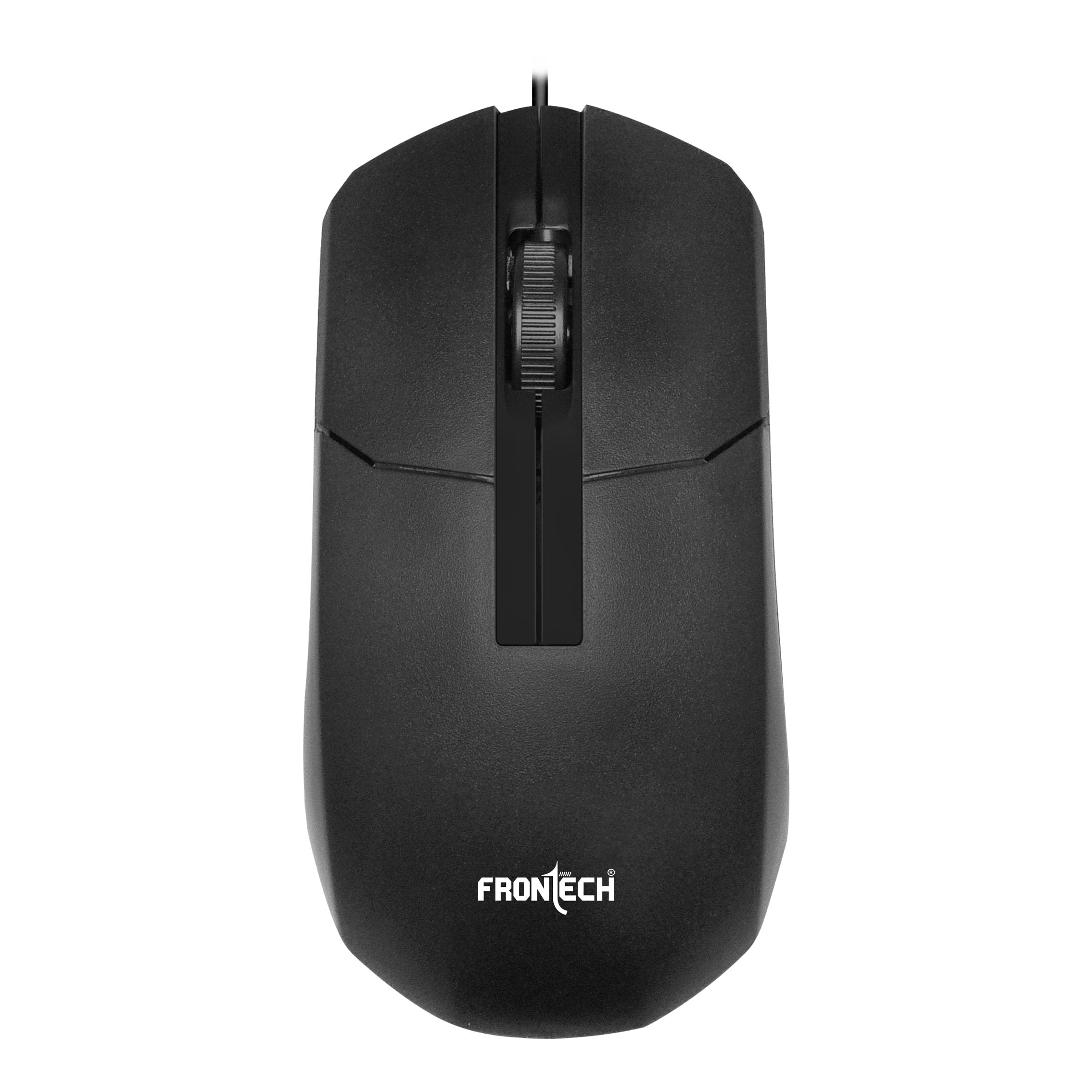 FRONTECH Wired Optical Mouse – Ergonomic USB Computer Mouse with Scroll Wheel, 1000 dpi Resolution, Plug & Play for Windows, Mac, Laptop & PC, 1 Year Warrenty (MS-0101)-image-12