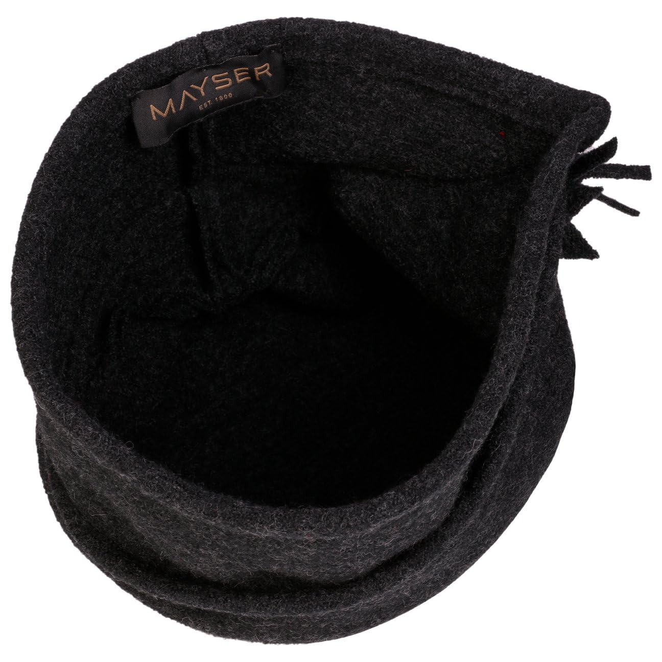 Mayser Chelsea Gorro Beanie Unicolor Lana Virgen Hecho en UE Mujer Otono Invierno